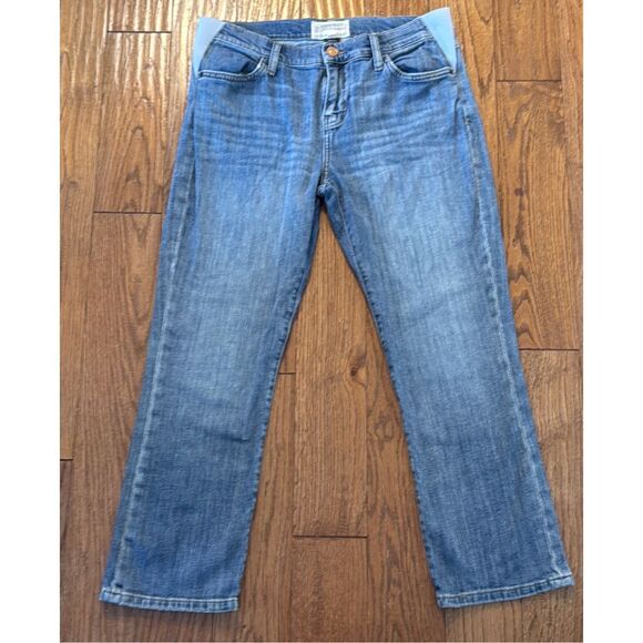 Current/Elliot Hatch kick flare cropped maternity jeans size 29 - Picture 12 of 13